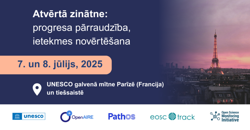 Konference par Atvērto zinātni un ietekmes novērtēšanu 