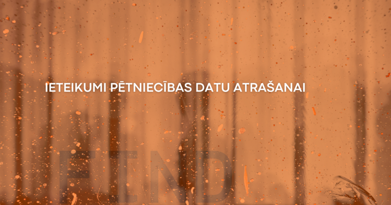 Ieteikumi pētniecības datu atrašanai
