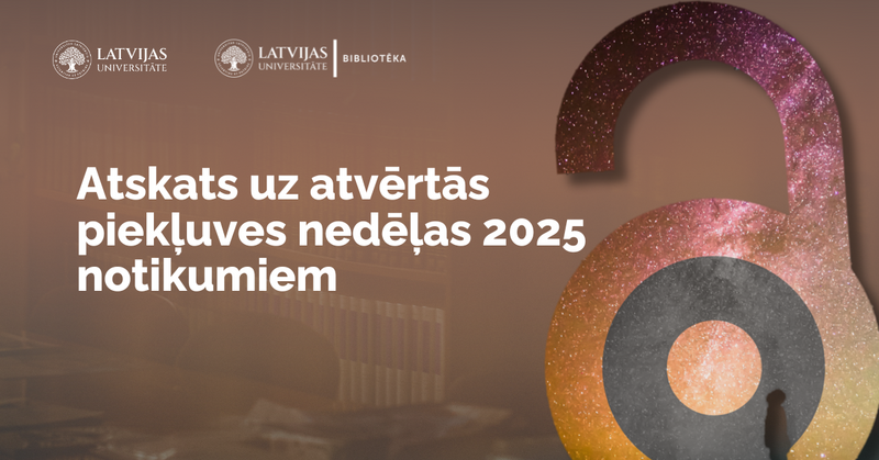 Noslēgusies Atvērtās piekļuves nedēļa 2025